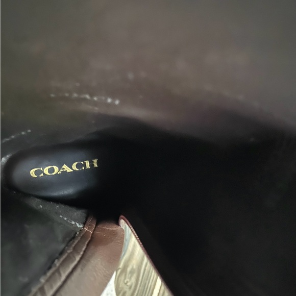 NEW COACH SULLIVAN SAFARI RIDING KNEE HIGH BROWN PEBBLED GRAIN LEATHER BOOTS 11 - Picture 11 of 11